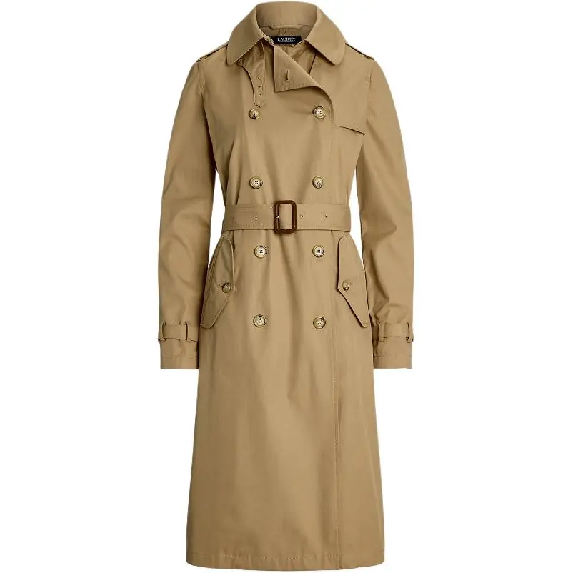 

FW24 Тренч Женский Березовый Коричневый LAUREN RALPH LAUREN