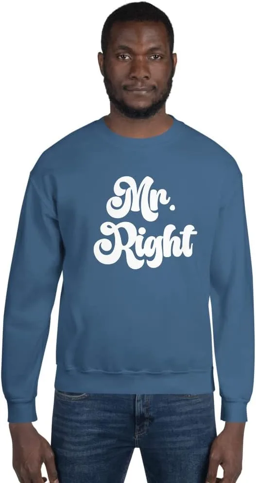 Свитшот Mr Right для молодоженов — фото 2
