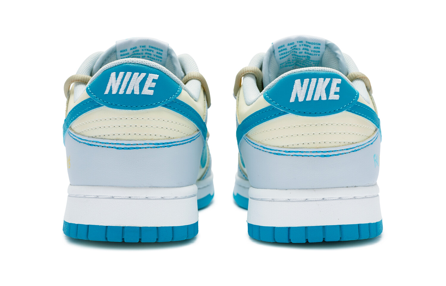 

Кроссовки Nike Dunk Skateboard Shoes Unisex Low-Top Gray Blue/Yellow