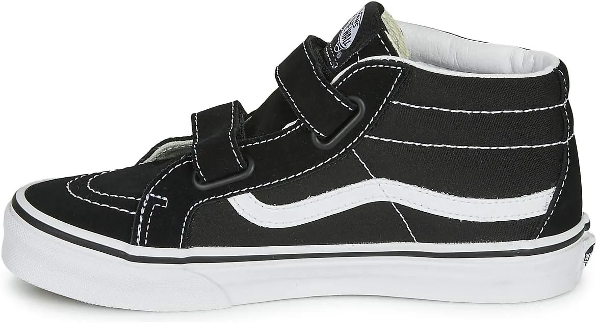 Кроссовки Vans Uy Racer Mid, высокие для мальчиков, белый — фото 3