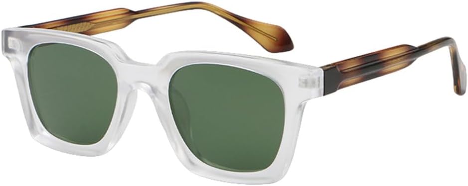 

Солнцезащитные очки MUTYNE в квадратной оправе для мужчин, ацетатные, черные и зеленые, солнцезащитные очки для женщин, защита от УФ-излучения UV400, Clear Leopard Green