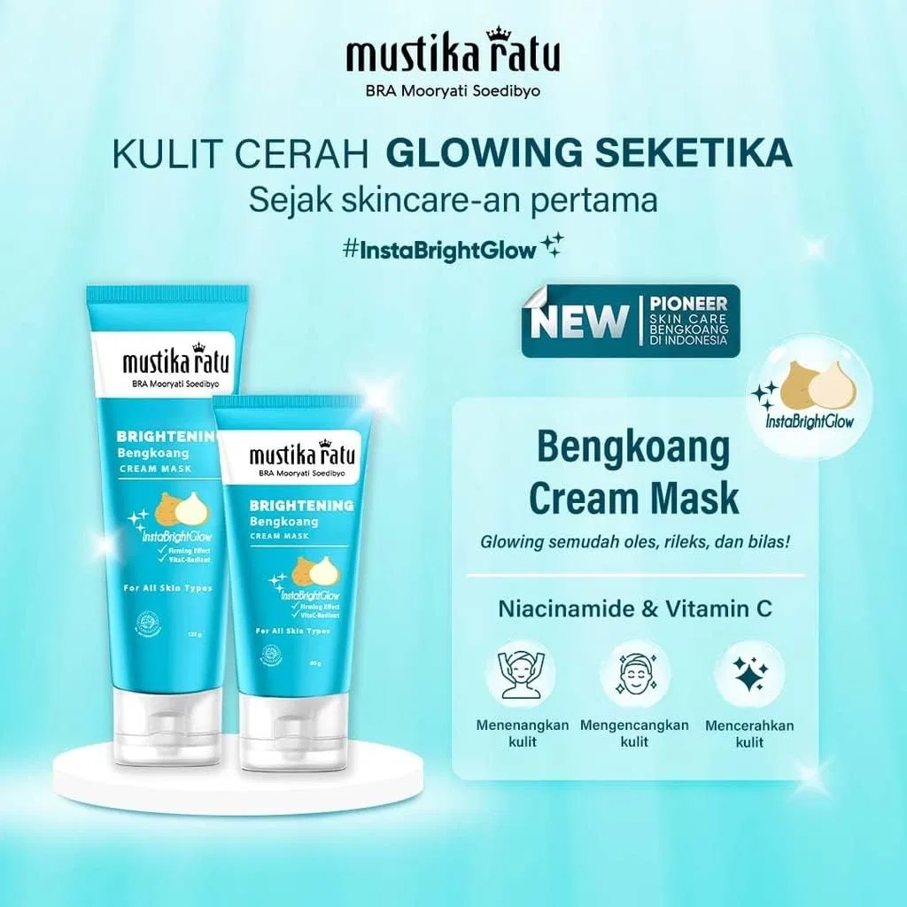 Маска для лица Mustika Ratu (Mustika Ratu) — Осветляющая Brightening Bengkoang Series, 125 г — фото 2