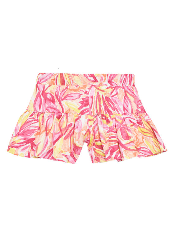 Шорты свободного кроя из ткани 34VAG901X United Colors Of Benetton, розовый — фото 2