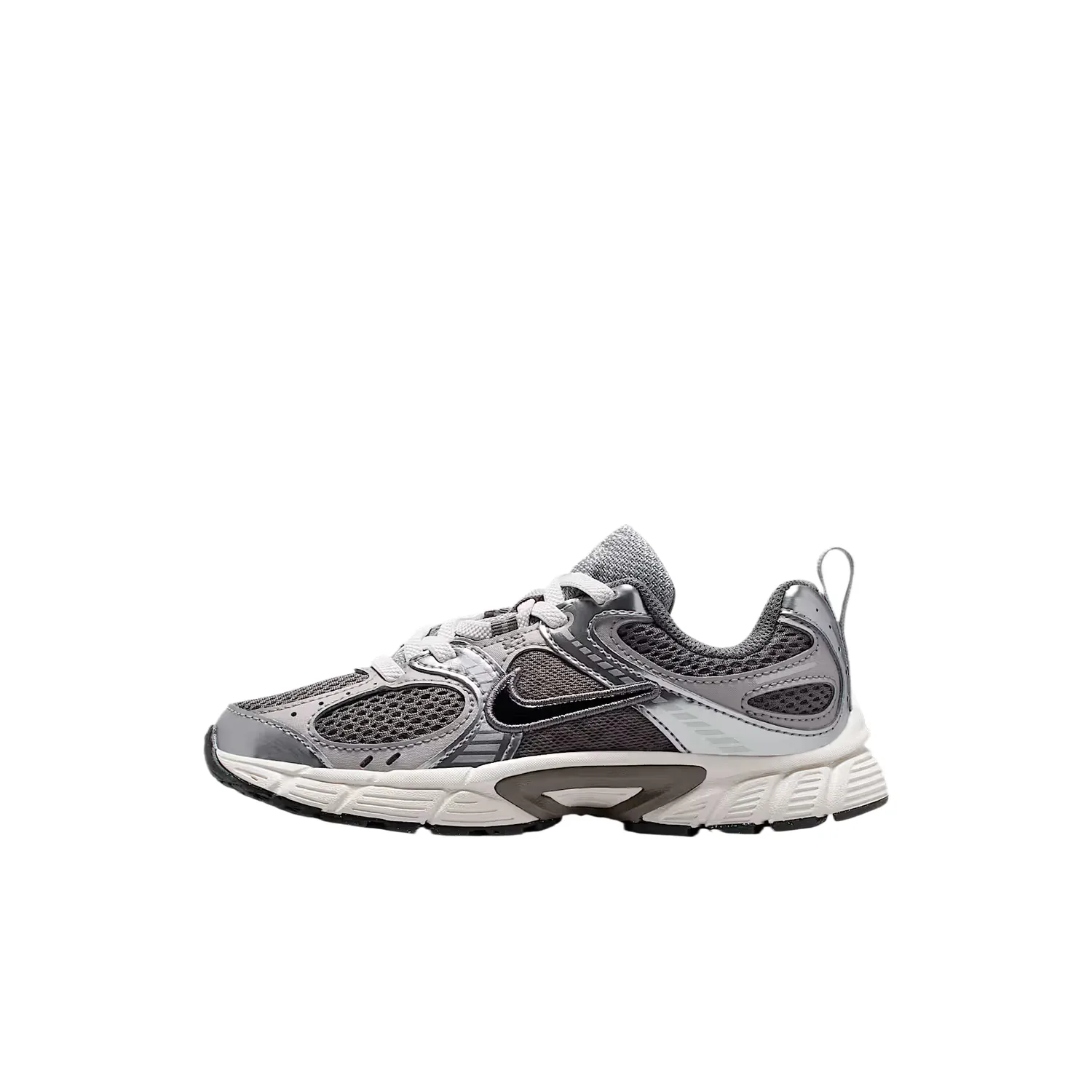 Nike V5 RNR Mesh Abrasion Resistant Low top детские кроссовки для бега Silver Gray Kids'