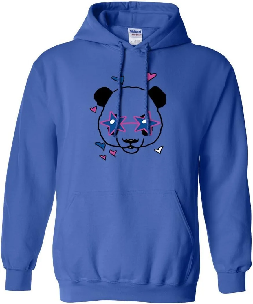 

Толстовка с капюшоном Dolphin Shirt Co Cute Panda Star Glasses