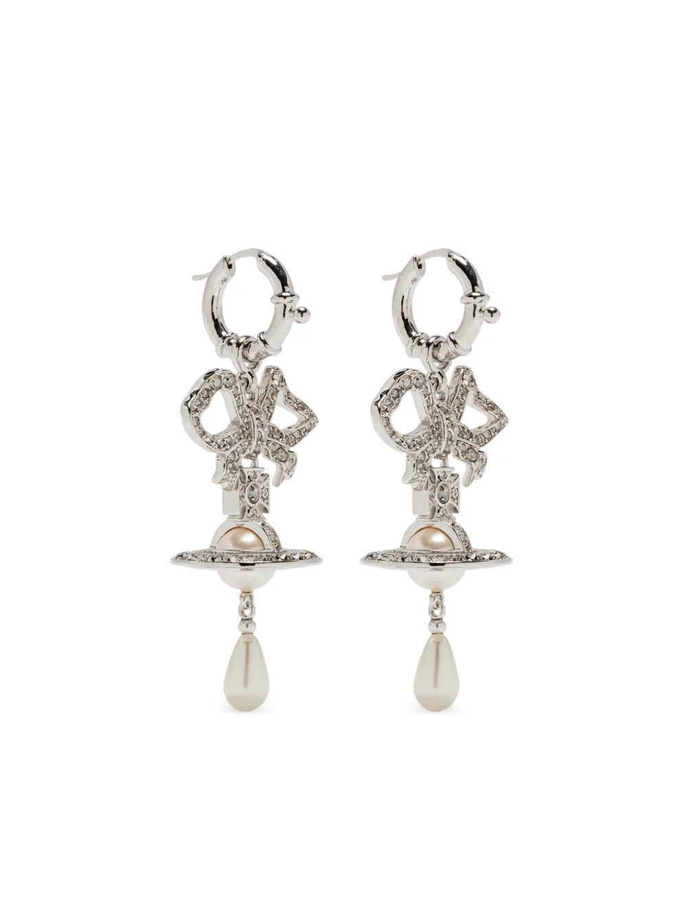 

Серьги Rigoberta с жемчугом и кристаллами Vivienne Westwood, серебристый