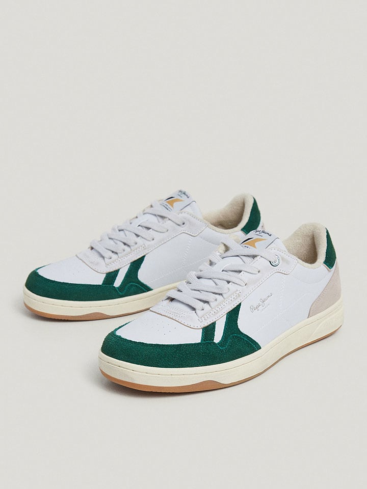 

Кроссовки на шнуровке Pepe Jeans FOOTWEAR, цвет weiß/grün