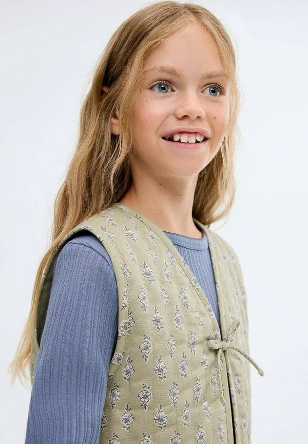 Детский жилет Mango Kids, Mint — фото 2