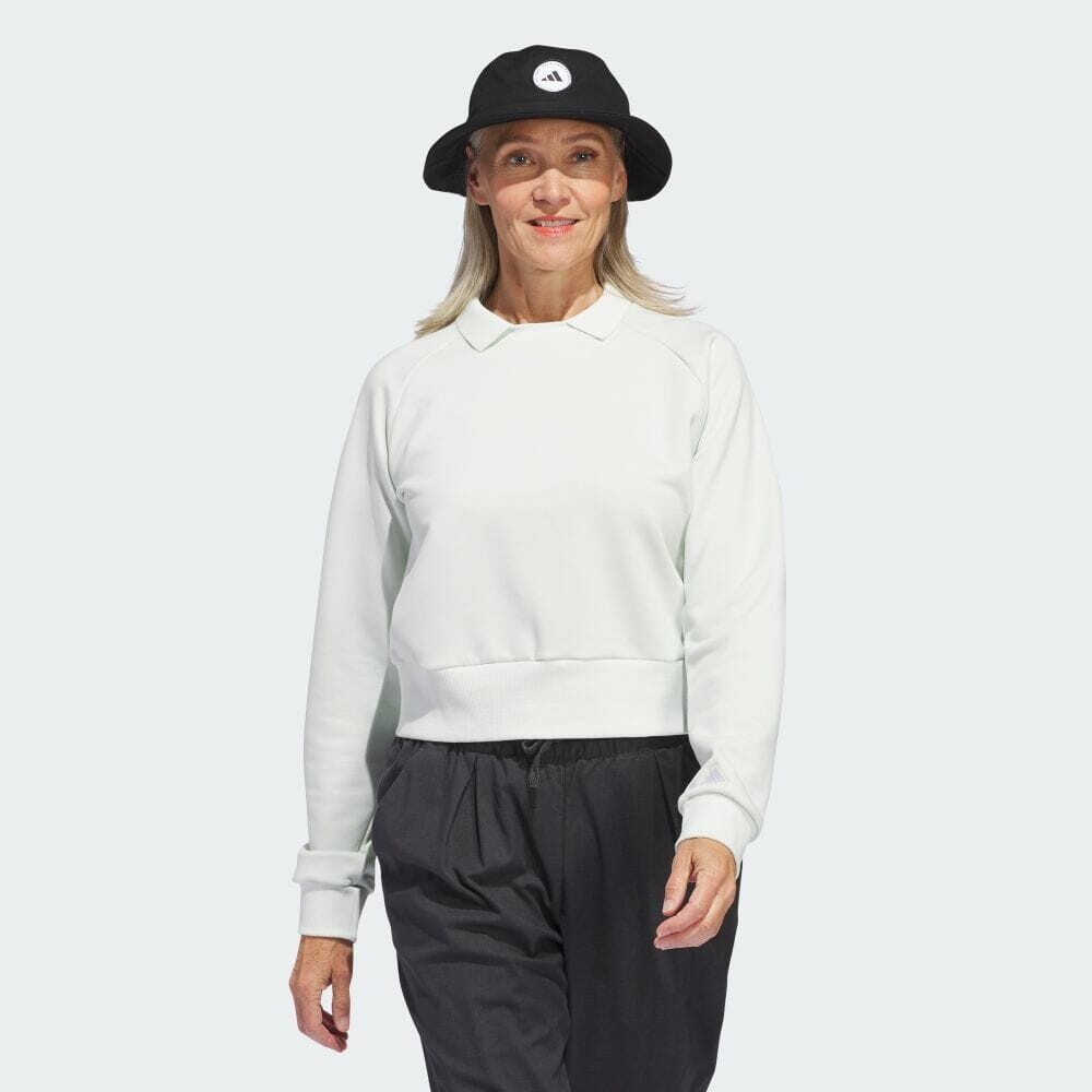 

Толстовка Adidas GO-TO CREST short sweatshirt, цвет Crystal Jade