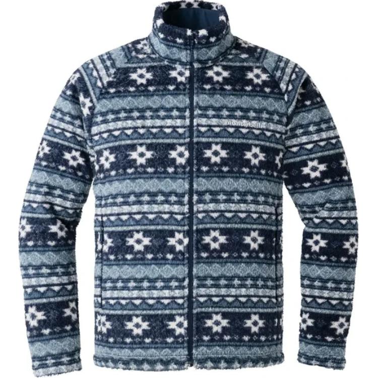 

MONTBELL Пальто мужское бархатистое, Blue