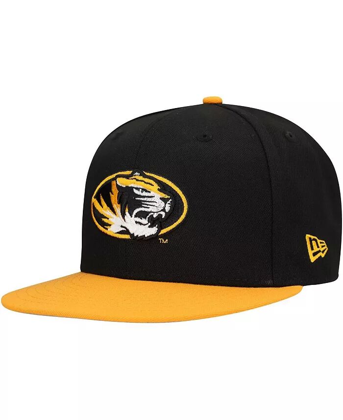 

Мужская черно-золотая бейсболка с логотипом Missouri Tigers 9FIFTY Snapback New Era