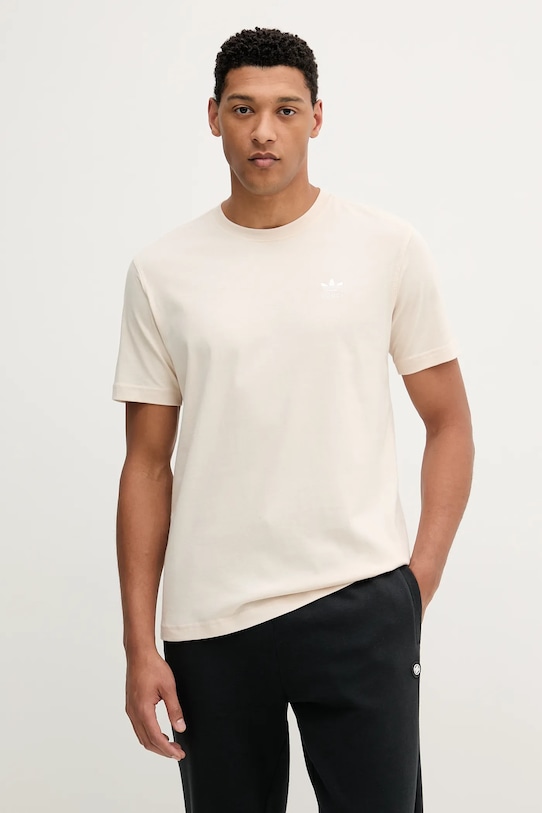 

Футболка хлопковая Trefoil Essential Adidas Originals, бежевый
