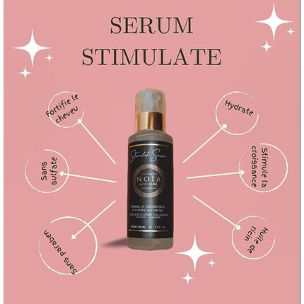 No?a Hair Stimulate Сыворотка для волос с касторовым маслом, экстрактом чеснока и кунжутом 100 мл, Noia Paris — фото 3