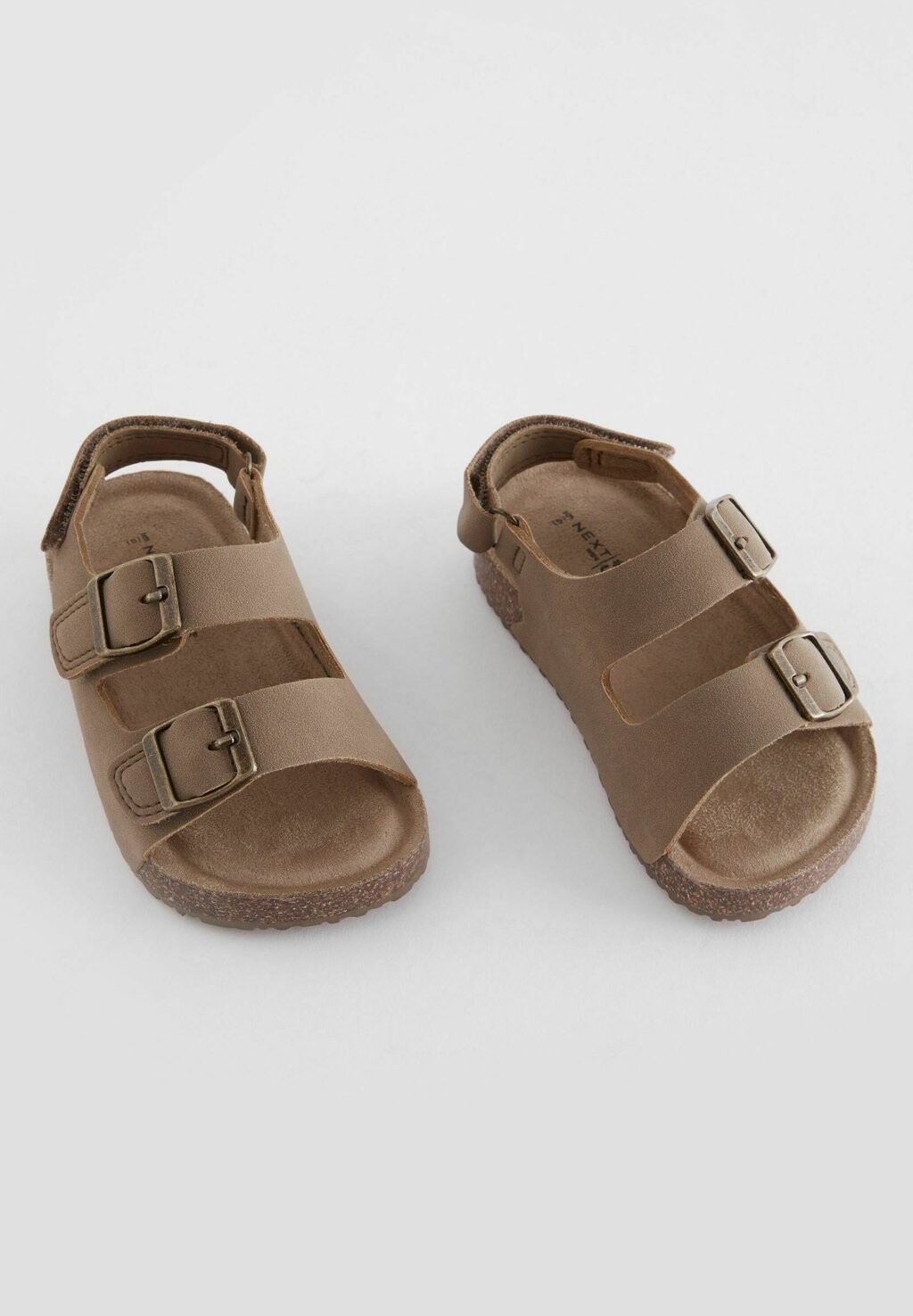 Туфли First Step CUSHIONED FOOTBED DOUBLE BUCKLE TOUCH Next, цвет stone beige — фото 2