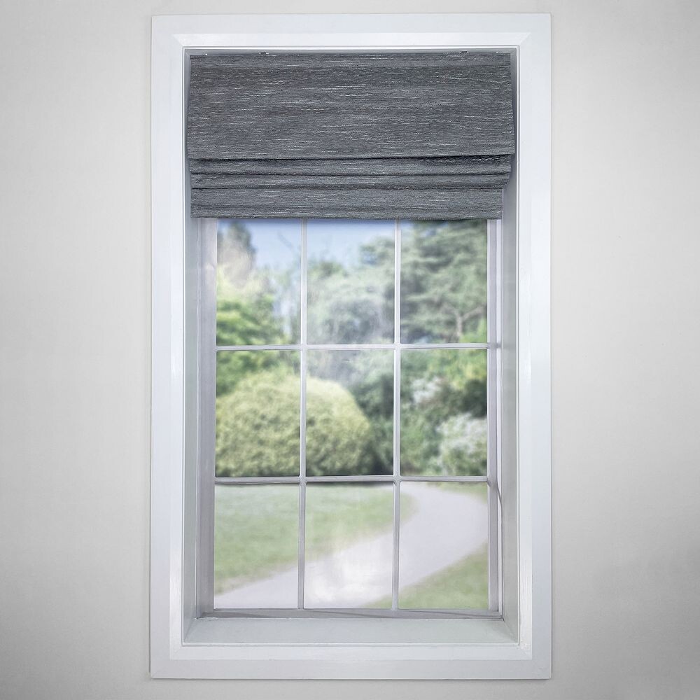 

Versailles Home Fashions Caesar Cordless Blackout Римская штора, цвет Ash Gray