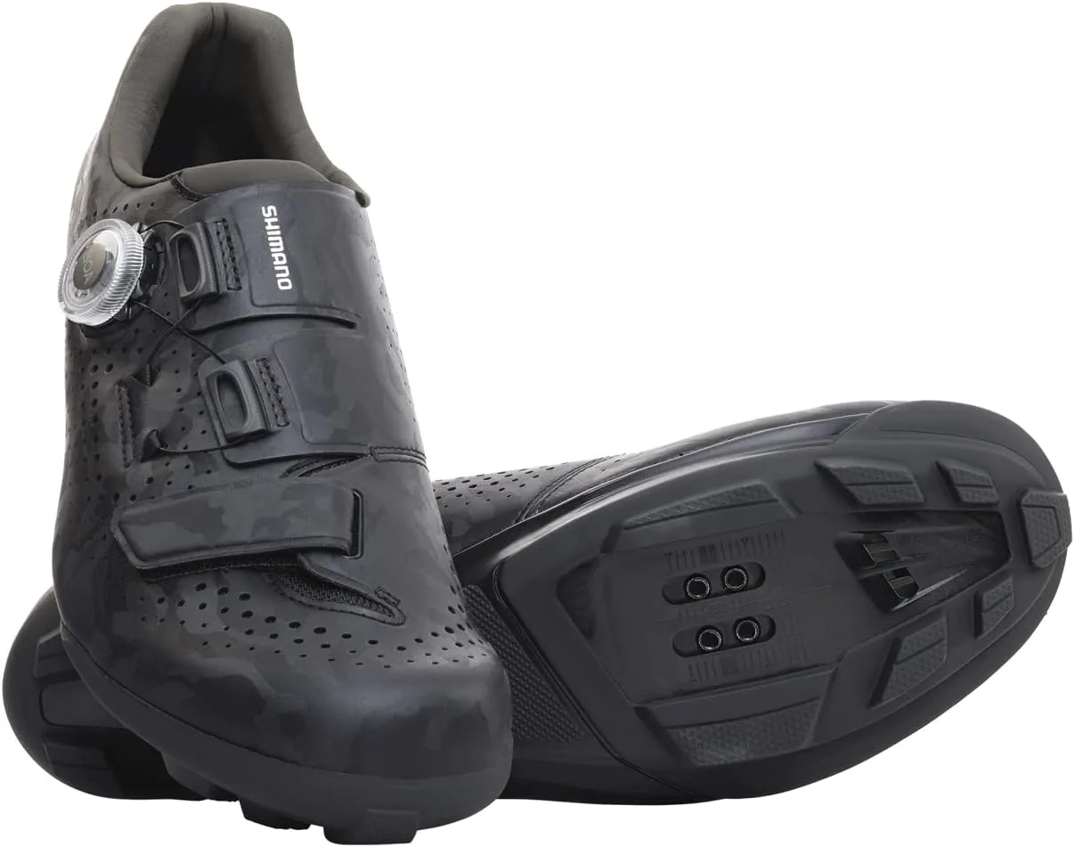 Велотуфли для гравийной езды SHIMANO SH-RX600 для мужчин, черный — фото 2