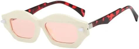 

Солнцезащитные очки маленького размера 2027 года для женщин, прямоугольные, в стиле хип-хоп, панк, для активного отдыха, с солнцезащитным кремом MTZJH, 1