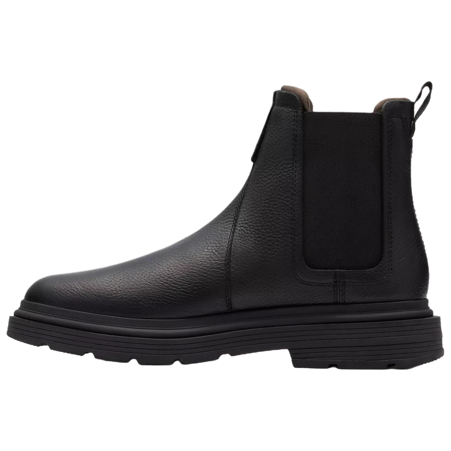 Clarks Ботинки Badbury Easy Leather Chelsea мужские черные — фото 3