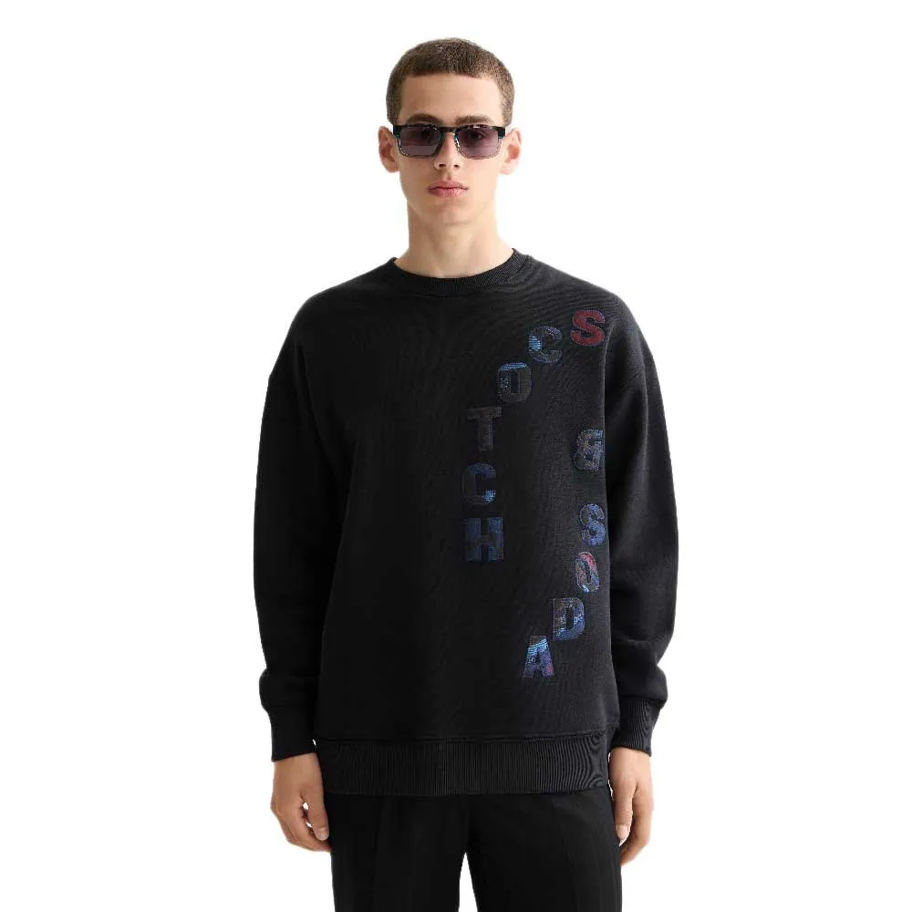 

Свободная толстовка с аппликацией «Scotch & Soda», черный