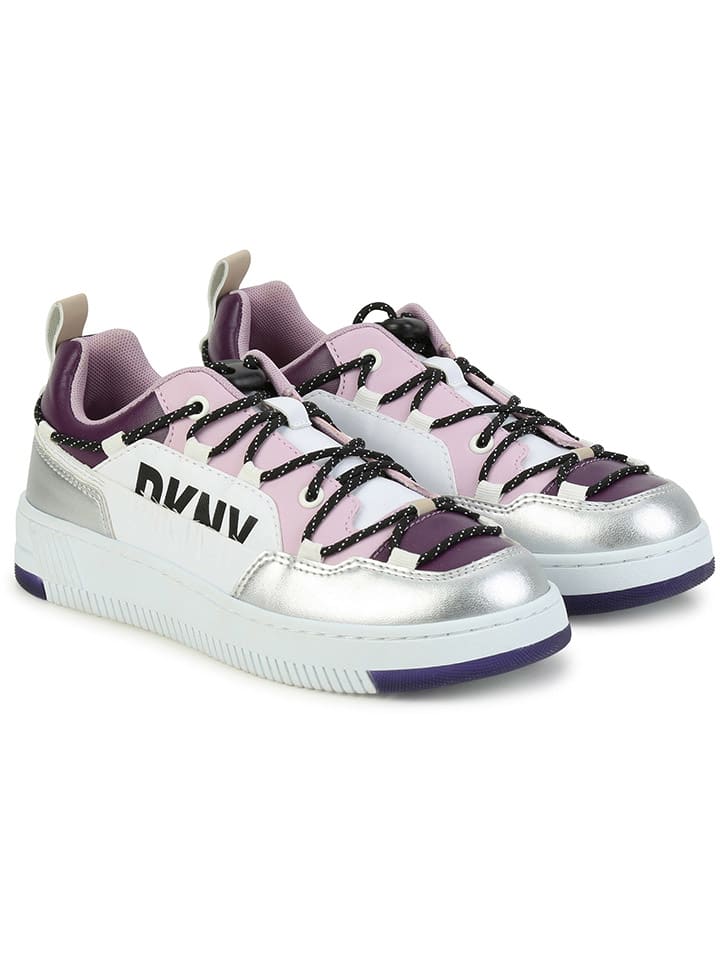 

Кроссовки на шнуровке DKNY, фиолетовый