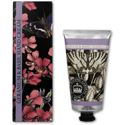 

Крем для рук Kew Gardens Geranium and Basil Увлажняющий для сухих рук 75 мл The English Soap Company