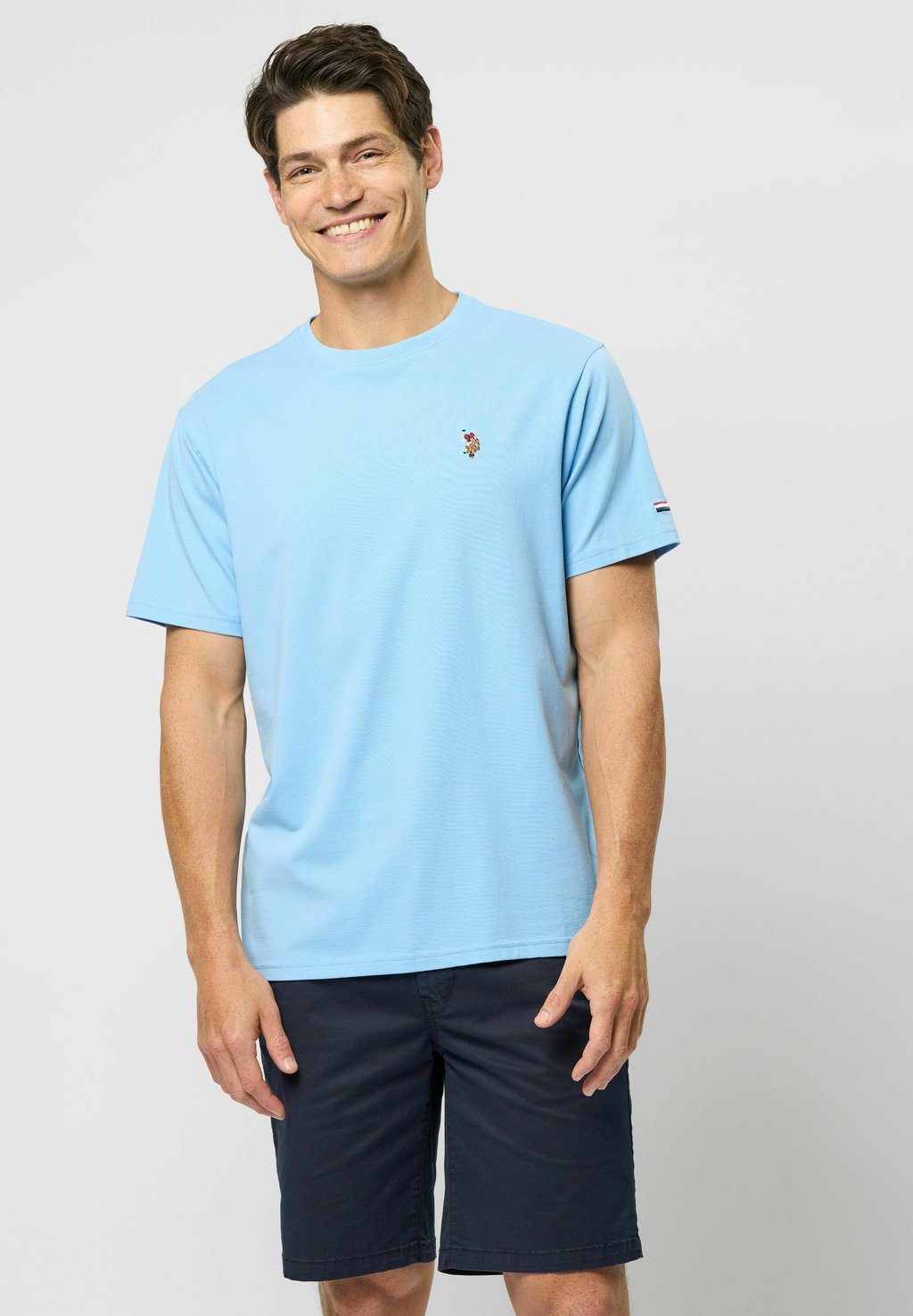 

Базовая футболка NORD U.S. Polo Assn., светло-голубой