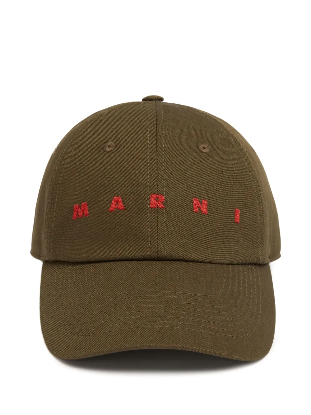 

Кепка с вышитым логотипом Marni, зеленый