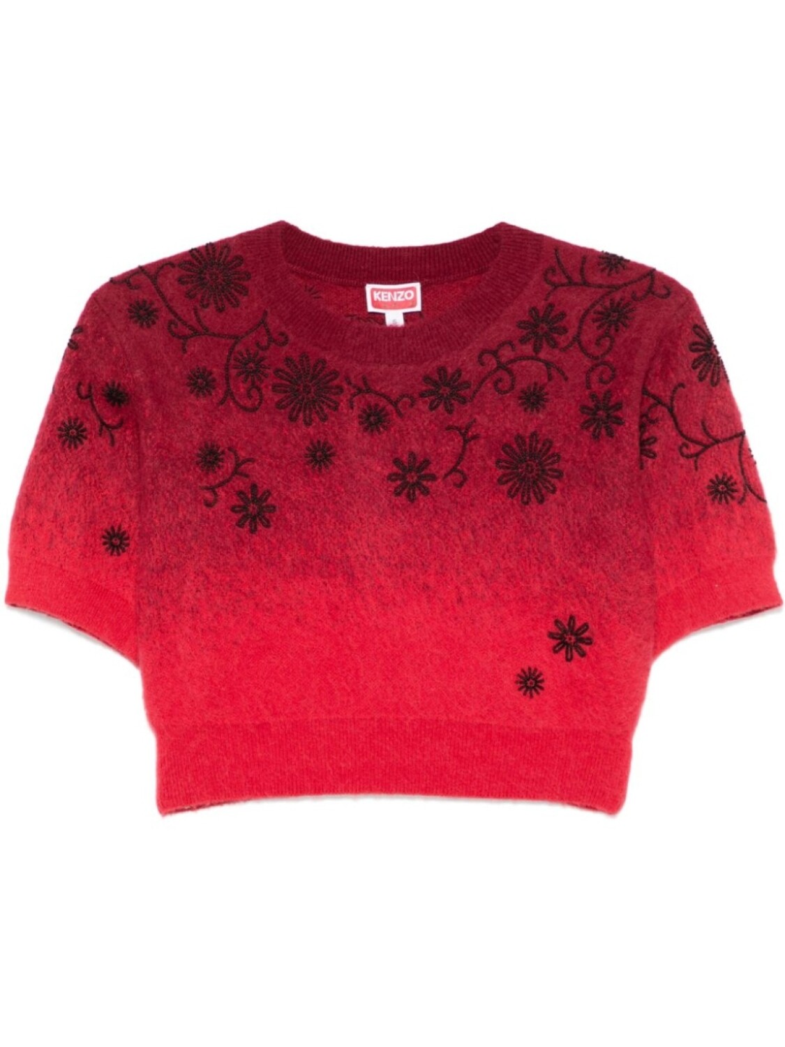 

Kenzo декорированный свитер Marguerite, красный