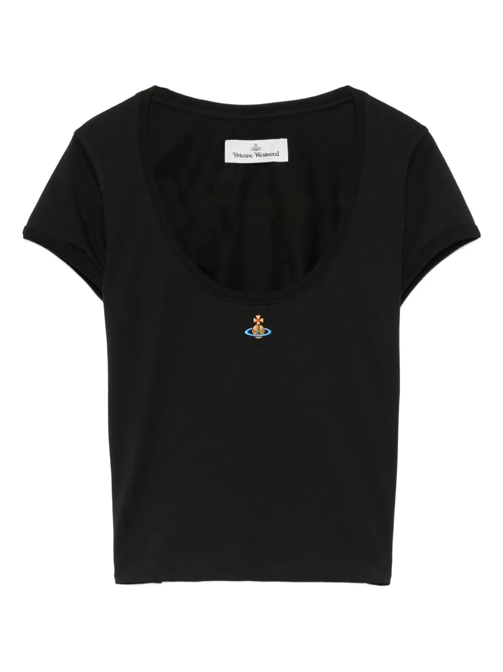 

Футболка Micro Lollo с U-образным вырезом Vivienne Westwood, черный