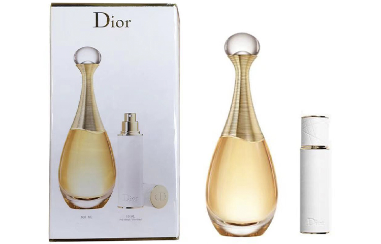 DIOR Набор духов realme gold lady eau de parfum orange lemon 100 мл + дорожный набор 10 мл — фото 2