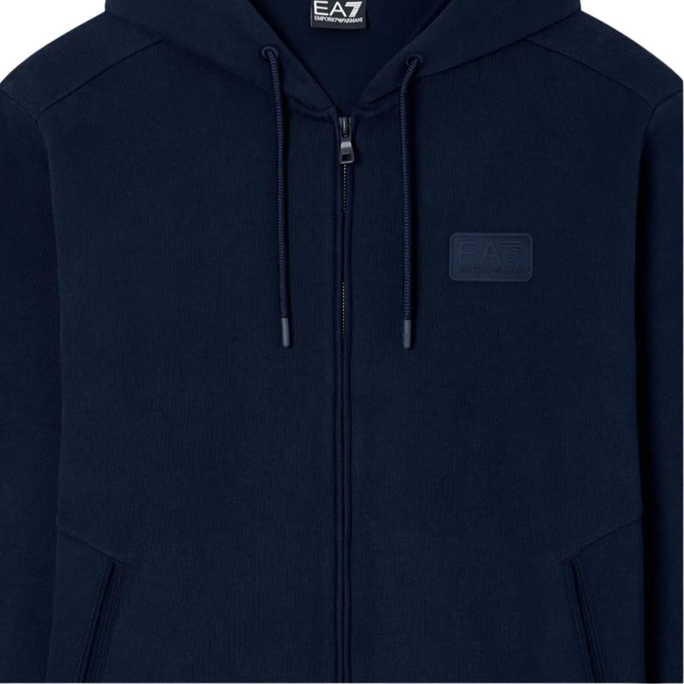 Мужская толстовка EA7 Emporio Armani, marine синий — фото 3