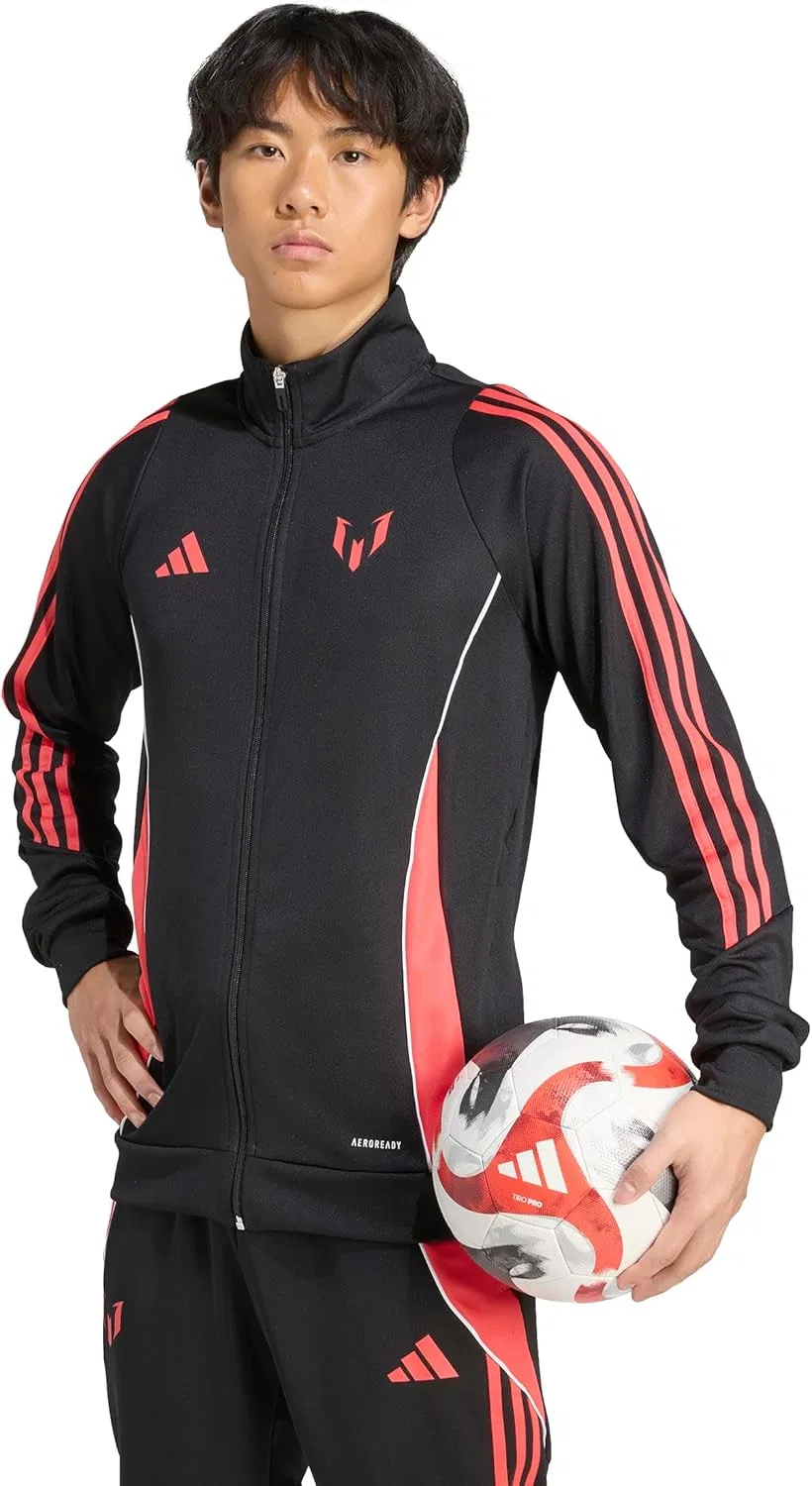 Куртка Adidas Mens Messi Athletic Outerwear Casual - Grey