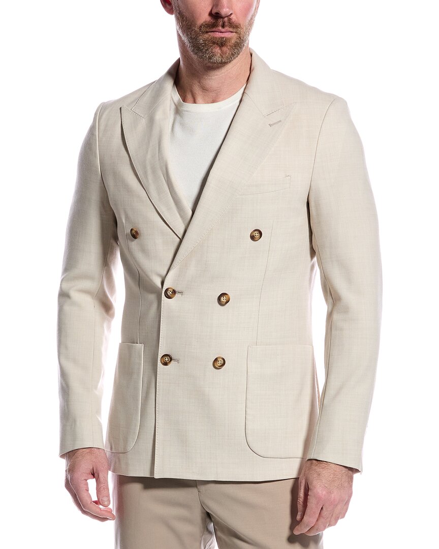 

Куртка Reiss Belmont из смеси шерсти, бежевый