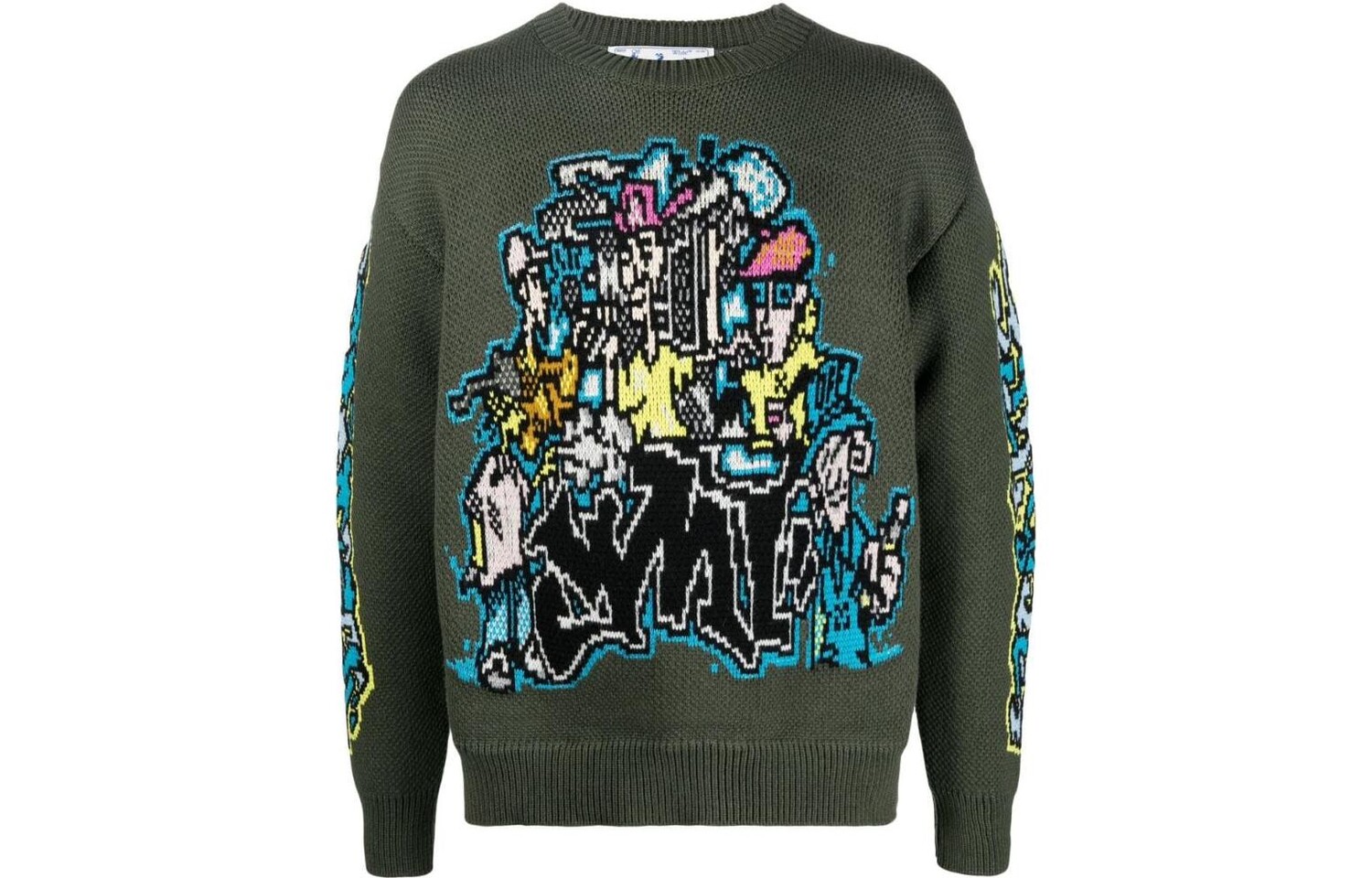 

Свитер мужской Off-White, зеленый