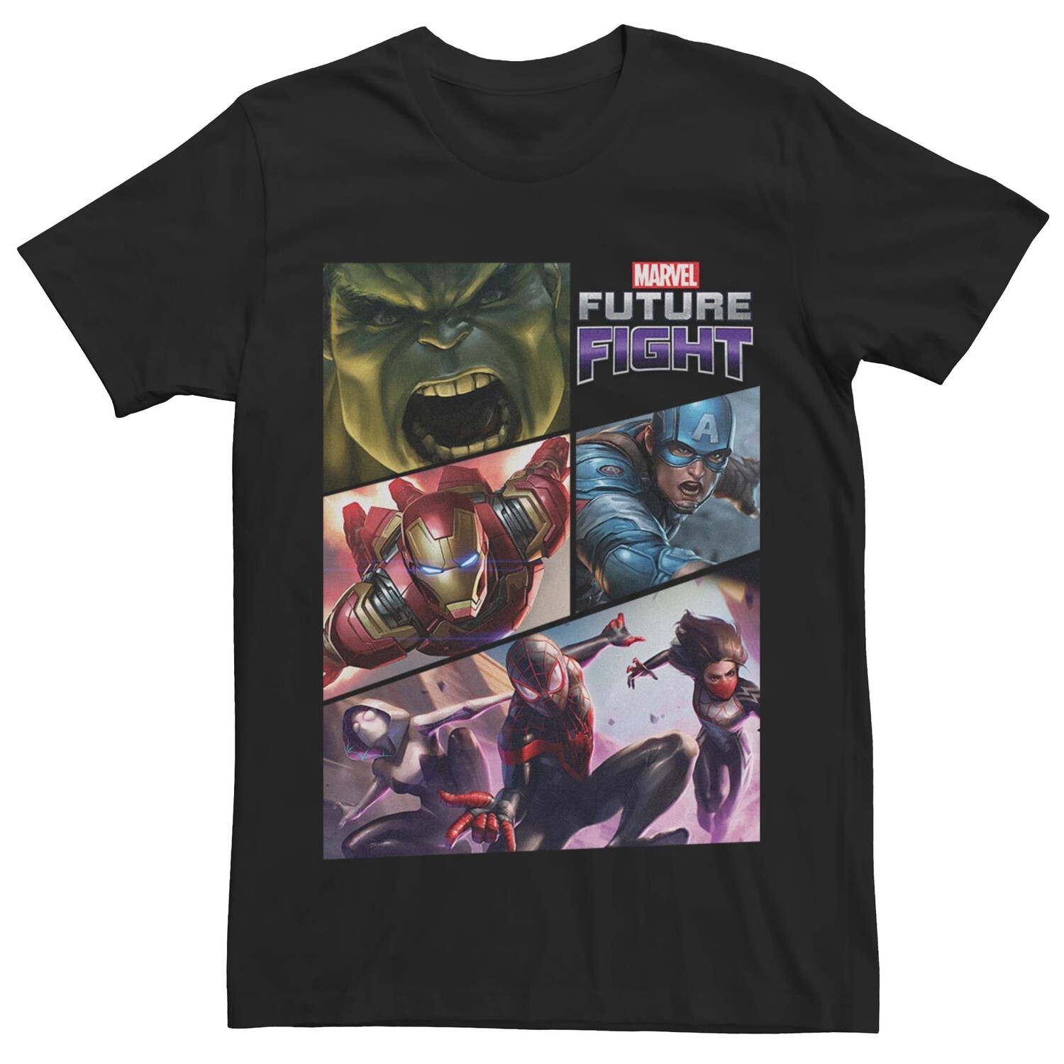 

Мужская футболка с рисунком Marvel Future Fight Licensed Character