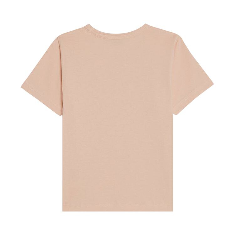 Футболка Acne Studios Kids Nash Face T-Shirt Powder Pink, розовый — фото 2