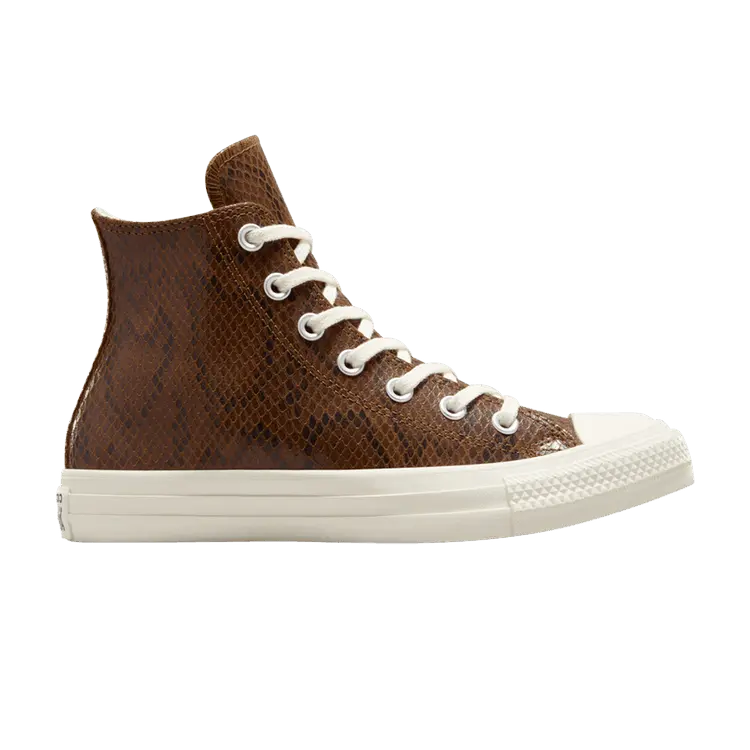 

Кроссовки Converse Wmns Chuck Taylor All Star High Snakeskin - Dark Whiskey, коричневый