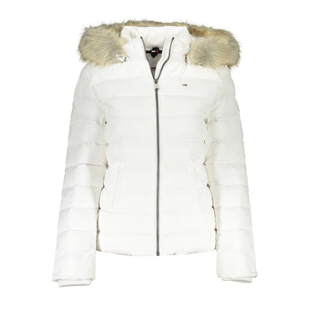 

Белая куртка из полиэстера Tommy Hilfiger, белый