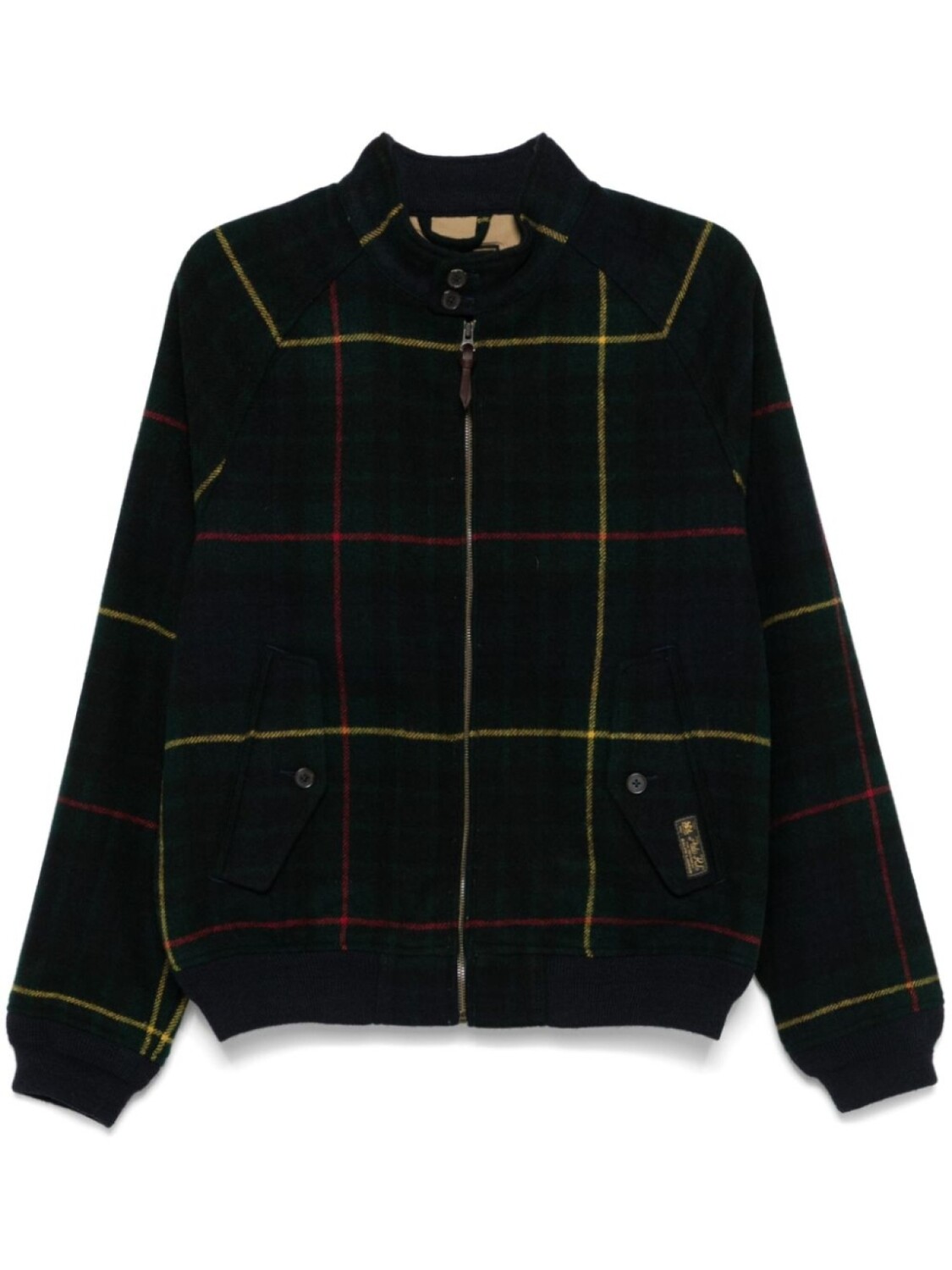 

Шерстяная куртка в клетку Polo Ralph Lauren, зеленый