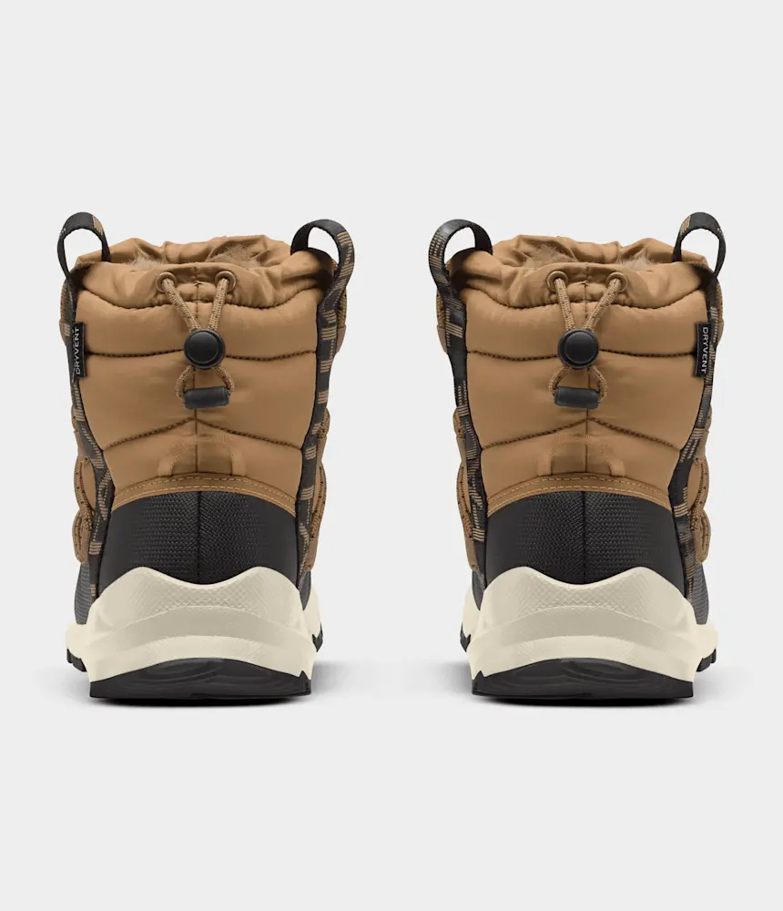 Женские водонепроницаемые ботинки THERMOBALL со шнуровкой The North Face, Almond Butter/TNF Black — фото 3