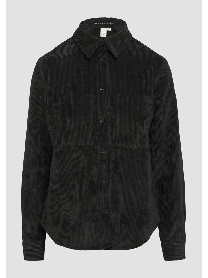 

Блуза QS Bluse langarm, черный