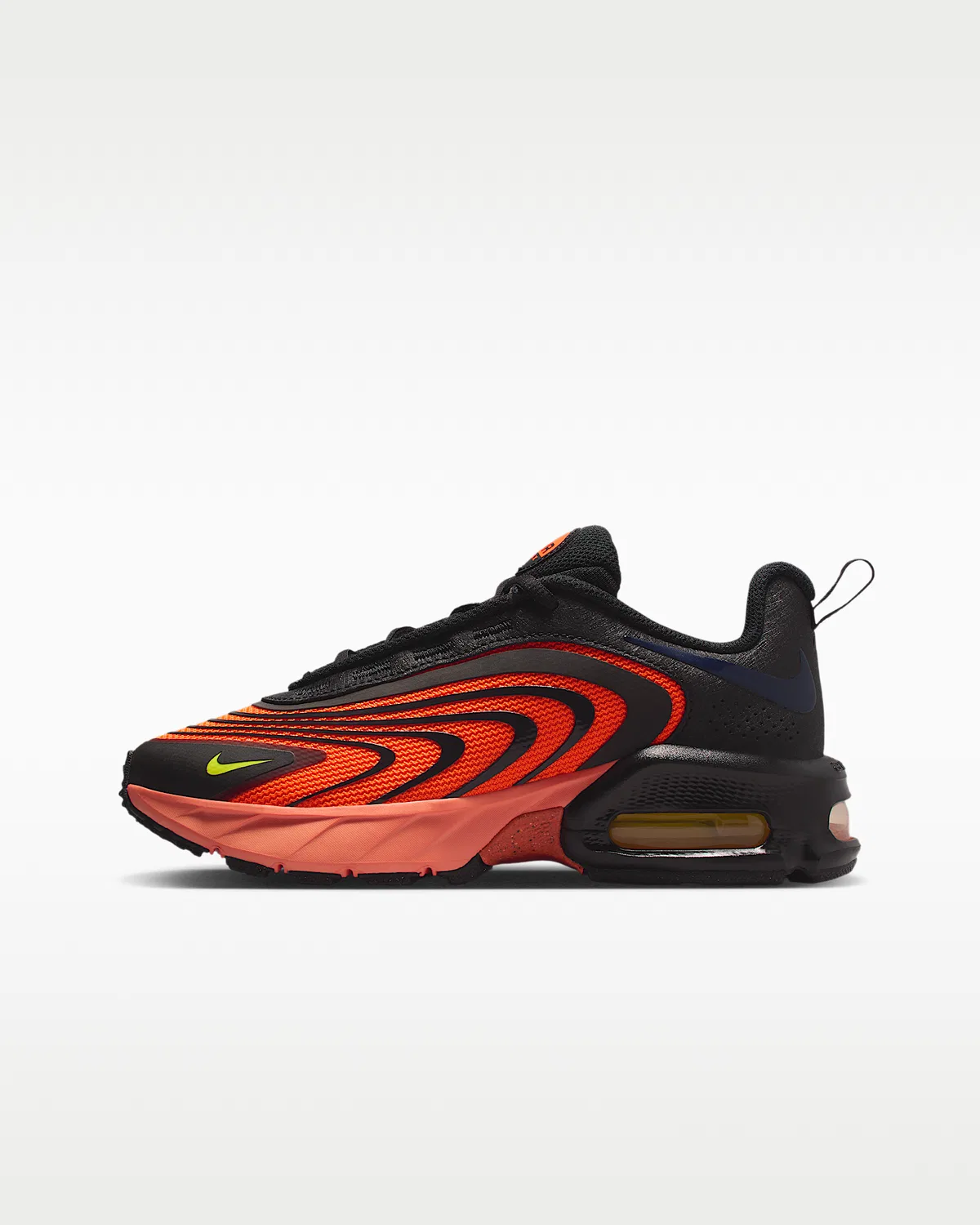 Кроссовки Nike Air Max Fire для детей старшего возраста, Hyper Crimson/Black/Blackened Blue/Lemon Venom