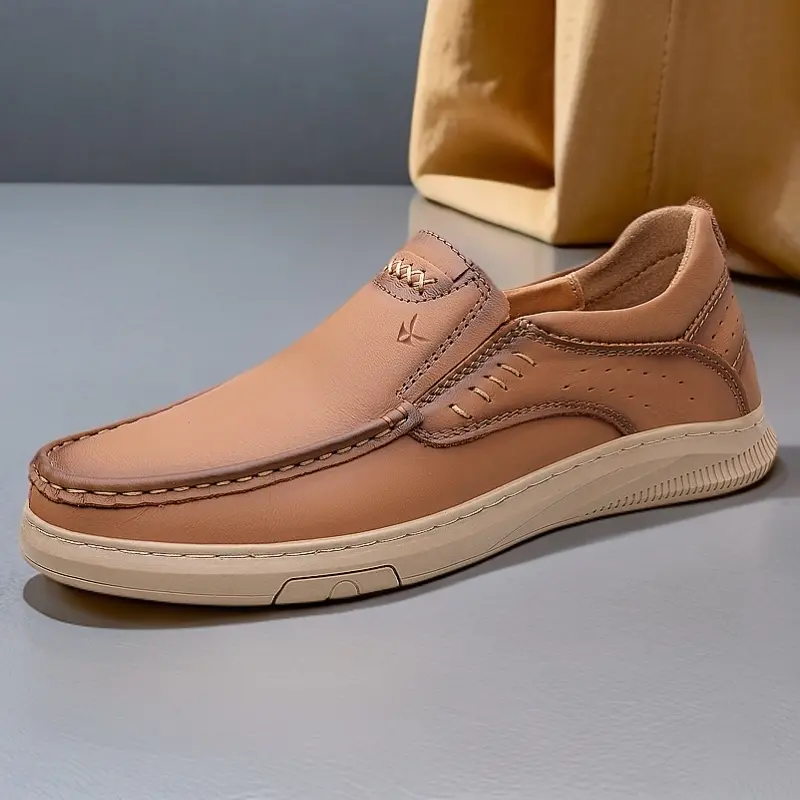 ZAMST Мужские повседневные туфли мужские низкие топы коричневые, цвет Brown — фото 4