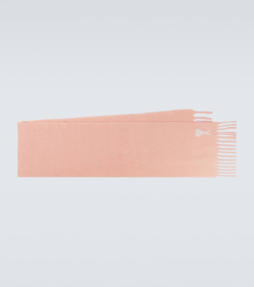 

Шарф из смеси альпаки и шерсти ami de cœur Ami Paris, Poudre