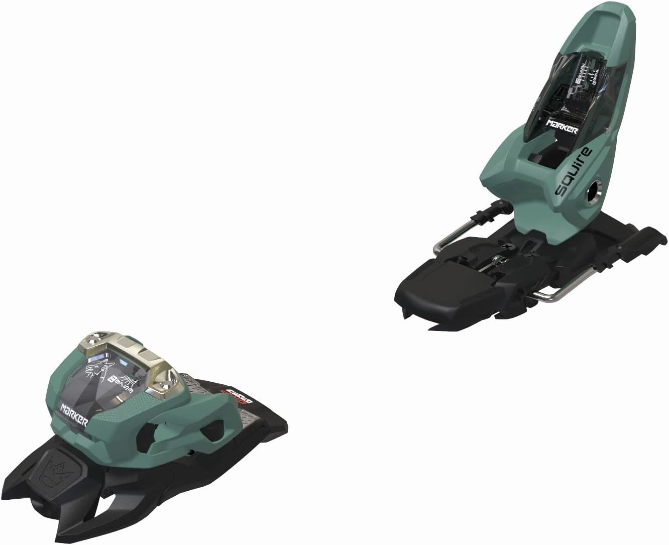 

Лыжные крепления Marker Squire 11 2022 - зелено-черные, 90 мм, Black