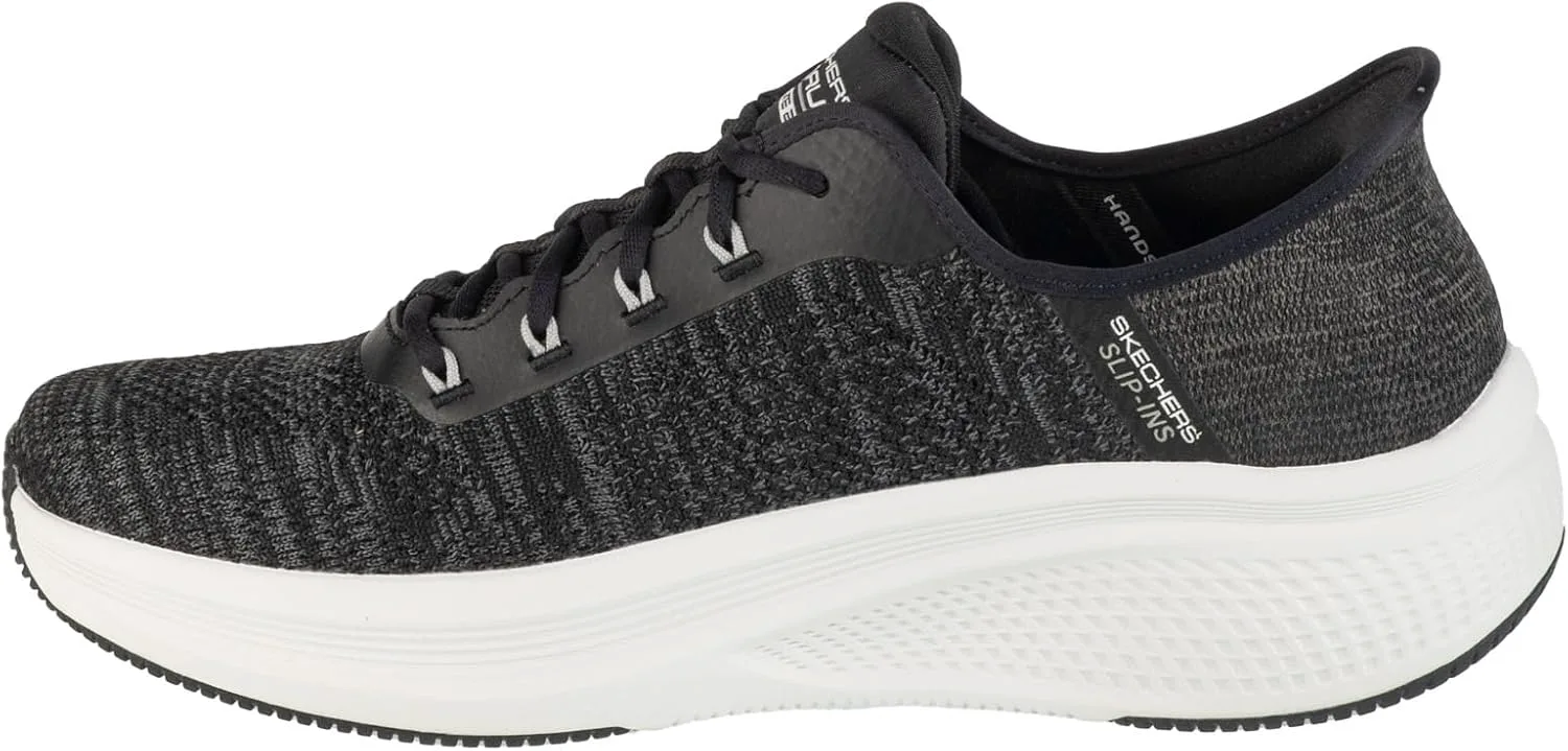 Мужские слипоны Skechers Hands Free: Go Run Elevate 2.0 Steady Motion, черно-белый — фото 2