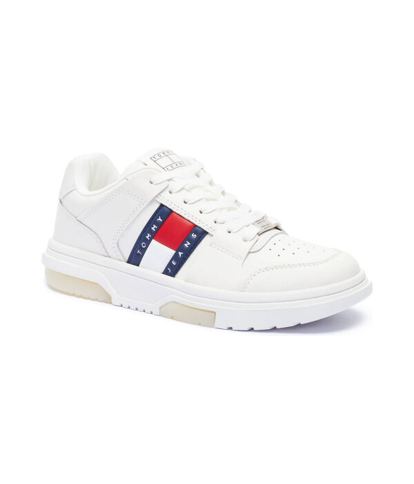 Кроссовки кожаные Tommy Jeans Brooklyn, белый