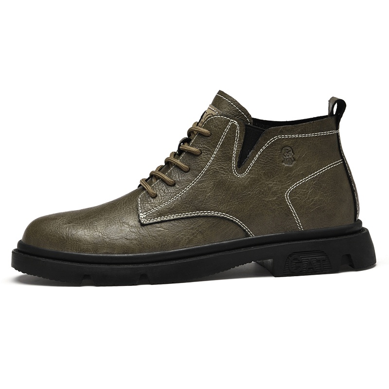 

Короткие мужские ботинки Martin LAORENTOU, Black Single Layer Shoes