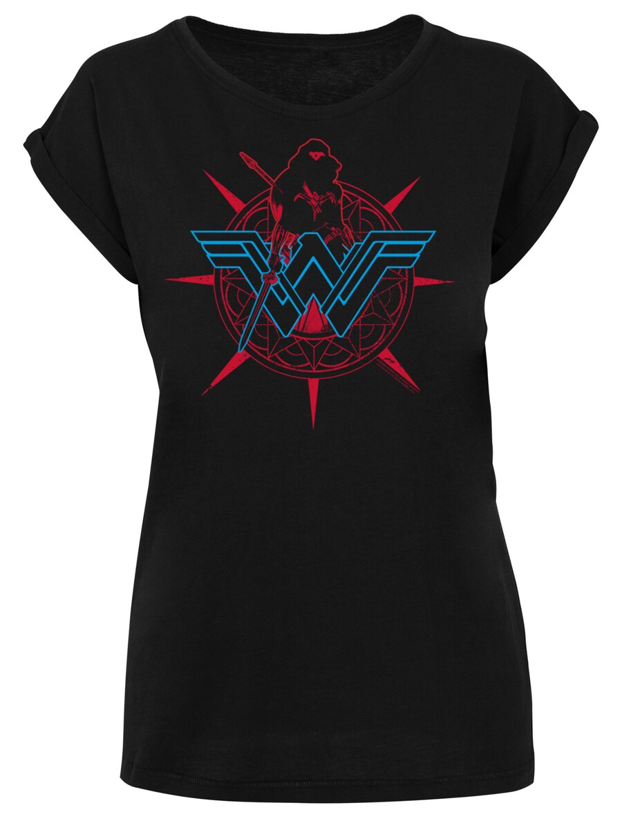 

Футболка F4NT4STIC Shirt DC Comics Wonder Woman Warrior Shield, черный