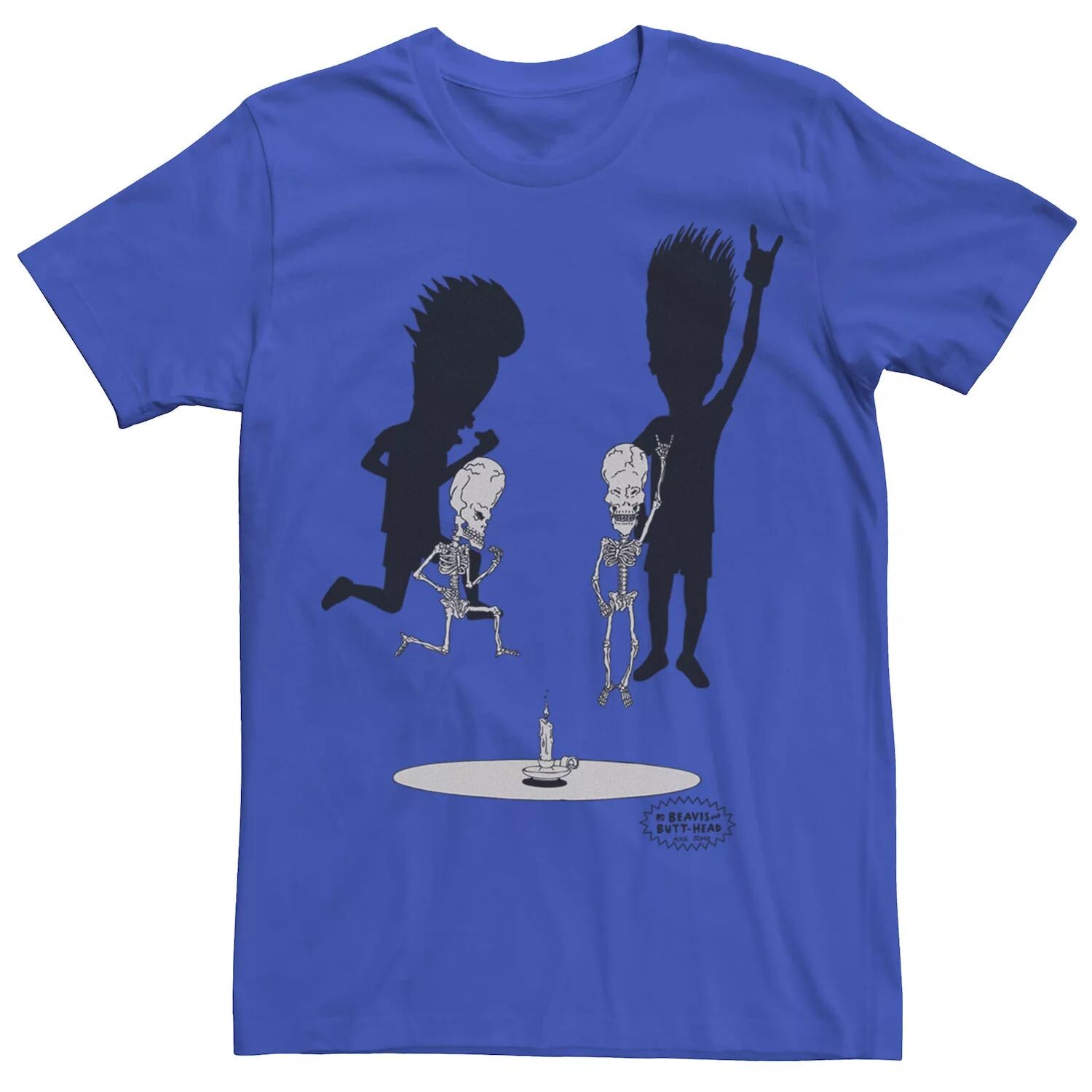 

Мужская футболка Beavis and Butthead Skeletons Rocking Out Portrait Licensed Character